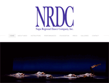 Tablet Screenshot of naparegionaldance.com